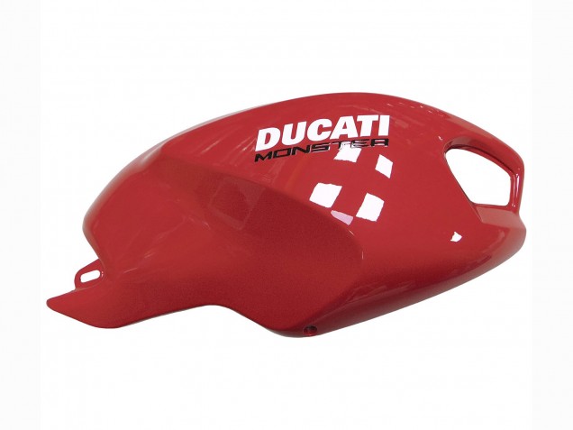 2008-2012 Ducati Monster 696 796 1100 1100S Motorcycle Fairings - Red White UK