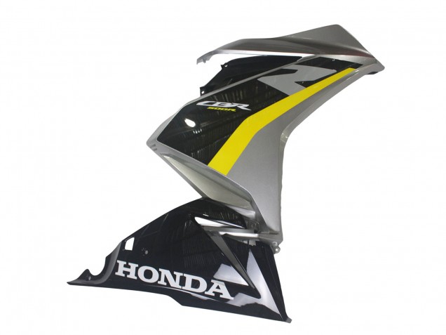 2022-2023 Honda CBR500R Motorcycle Fairings - Silver Yellow Glossy Black UK