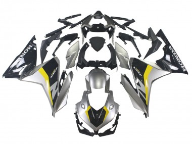 2022-2023 Honda CBR500R Motorcycle Fairings - Silver Yellow Glossy Black UK