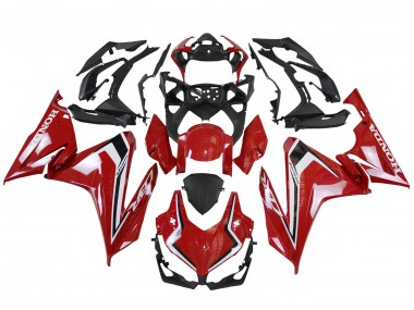 2022-2023 Honda CBR500R Motorcycle Fairings - Red White Black UK