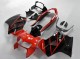 1998-2001 Honda VFR 800 Motorcycle Fairings - Red Glossy Black Stripe UK