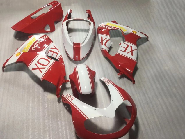 1998-2003 Suzuki TL1000R Motorcycle Fairings - White Red Yellow Xerox UK