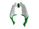 1996-2003 Kawasaki ZX7R Motorcycle Fairings - White Green Black UK