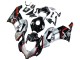 2004-2005 Honda CBR1000RR Motorcycle Fairings - Silver Glossy Black Red Stripe UK