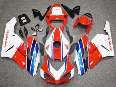2004-2005 Honda CBR1000RR Motorcycle Fairing - White Red Blue HRC UK