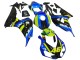 2006-2007 Honda CBR1000RR Motorcycle Fairings - Blue Fluorescent Green Glossy Black Shark 46 UK