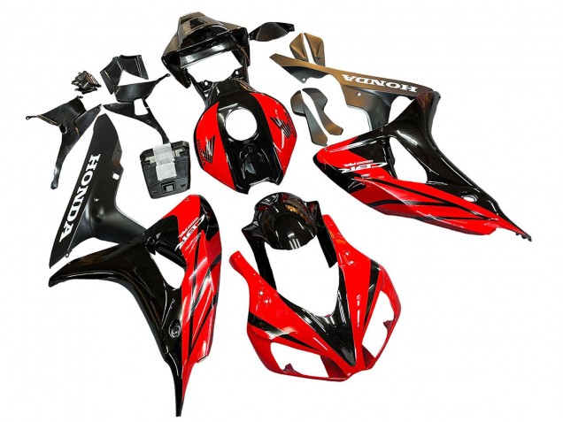 2006-2007 Honda CBR1000RR Motorcycle Fairing - Blue Glossy Black UK
