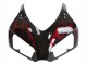 2006-2007 Honda CBR1000RR Motorcycle Fairing - Glossy Black Red Flame UK