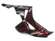 2006-2007 Honda CBR1000RR Motorcycle Fairings - Glossy Black Yellow Red Flame UK