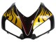 2006-2007 Honda CBR1000RR Motorcycle Fairings - Glossy Black Yellow Red Flame UK