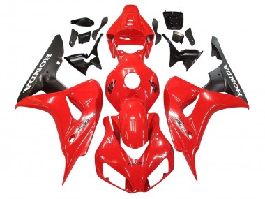 2006-2007 Honda CBR1000RR Motorcycle Fairings - Red Matte Black UK