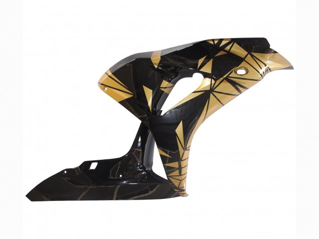 2006-2007 Honda CBR1000RR Motorcycle Fairings - Gold Glossy Black UK