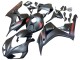 2006-2007 Honda CBR1000RR Motorcycle Fairings - Matte Black Red Decals UK