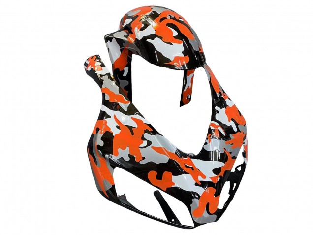 2006-2007 Honda CBR1000RR Motorcycle Fairings - Black Orange Silver Camouflage UK