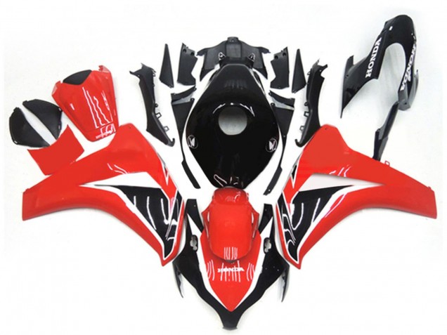 2008-2011 Honda CBR1000RR Motorcycle Fairing Kits - Red Glossy Black UK