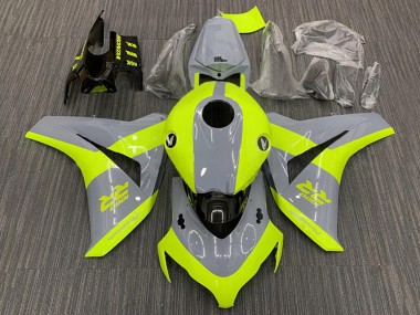 2008-2011 Honda CBR1000RR Motorcycle Fairings - Nardo Grey Fluorescent Green UK