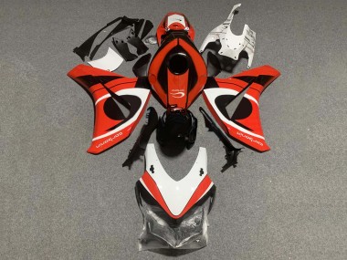 2008-2011 Honda CBR1000RR Motorcycle Fairing Kits - White Red Glossy Black UK