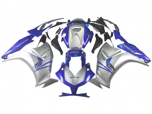 2012-2016 Honda CBR1000RR Motorcycle Fairings - Silver Blue HRC UK