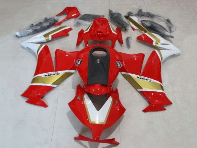 2012-2016 Honda CBR1000RR Motorcycle Fairings - White Red Gold UK