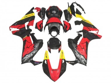 2017-2023 Honda CBR1000RR Motorcycle Fairings - Red Yellow Black Carbon Fiber UK