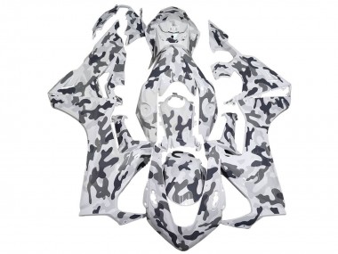 2017-2023 Honda CBR1000RR Motorcycle Fairings - White Grey Camouflage UK