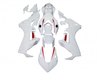 2017-2023 Honda CBR1000RR Motorcycle Fairings - White with Red Line UK