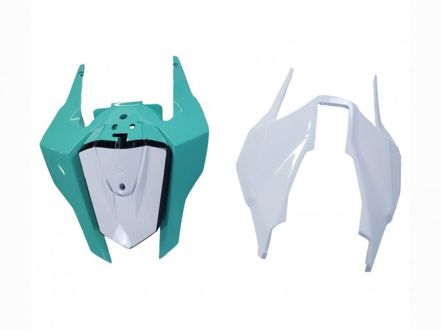 2017-2023 Honda CBR1000RR Motorcycle Fairings - White Light Blue Glossy Black UK