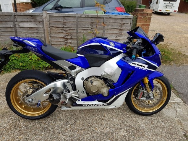 2017-2023 Honda CBR1000RR Motorcycle Fairings - White Blue UK
