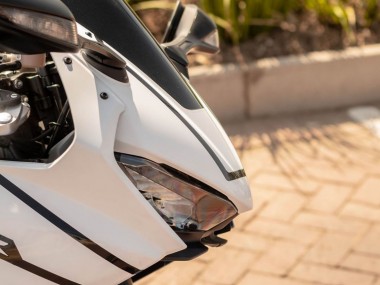 2017-2023 Honda CBR1000RR Motorcycle Fairings - White with Black Stripe Fireblade UK