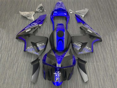 2003-2004 Honda CBR600RR Motorcycle Fairings - Blue Matte Black UK