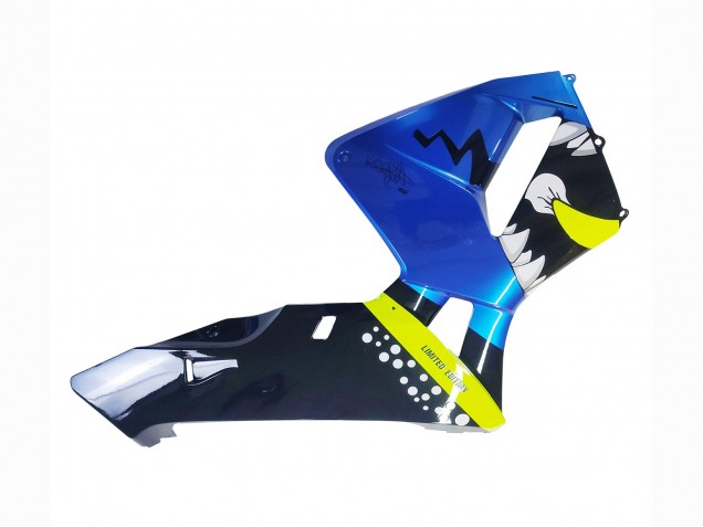2003-2004 Honda CBR600RR Motorcycle Fairings - Blue Neon Yellow Glossy Black Shark UK