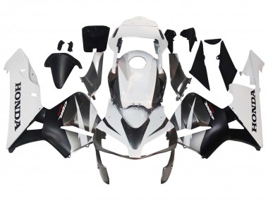 2003-2004 Honda CBR600RR Motorcycle Fairings - White Matte Black Racing UK