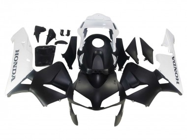 2003-2004 Honda CBR600RR Motorcycle Fairings - White Matte Black UK