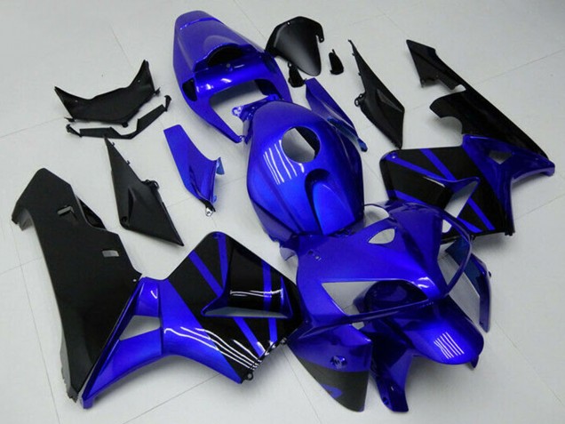 2005-2006 Honda CBR600RR Motorcycle Fairing - Blue Black UK