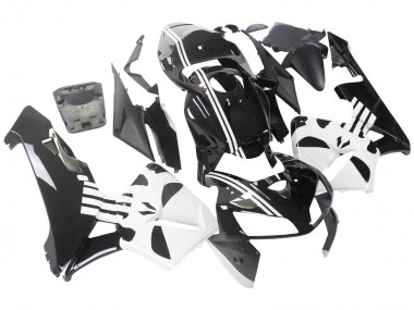 2005-2006 Honda CBR600RR Motorcycle Fairing - Black White UK