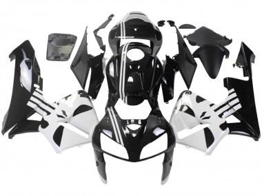 2005-2006 Honda CBR600RR Motorcycle Fairing - Black White UK