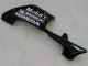 2005-2006 Honda CBR600RR Motorcycle Fairings - Glossy Black White West UK