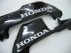 2005-2006 Honda CBR600RR Motorcycle Fairings - Glossy Black Grey Flame UK