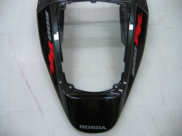 2005-2006 Honda CBR600RR Motorcycle Fairings - Glossy Black Grey Flame UK