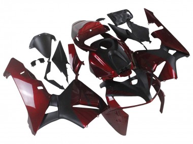 2005-2006 Honda CBR600RR Motorcycle Fairings - Red Black UK