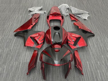 2005-2006 Honda CBR600RR Motorcycle Fairings - Red Black UK