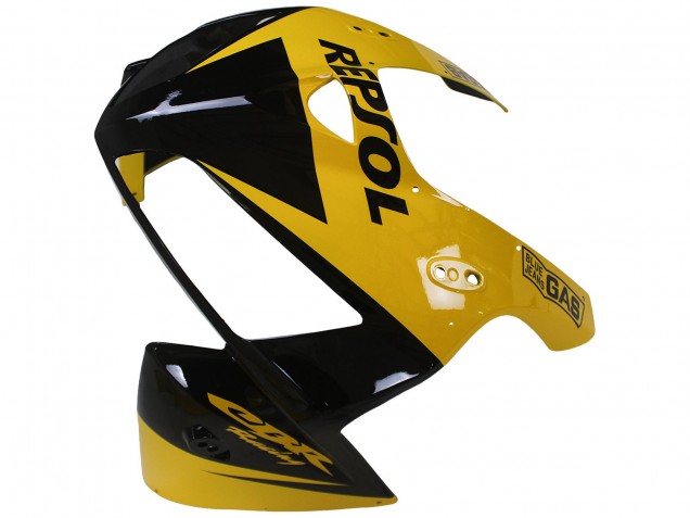 2005-2006 Honda CBR600RR Motorcycle Fairings - Yellow Black Repsol UK