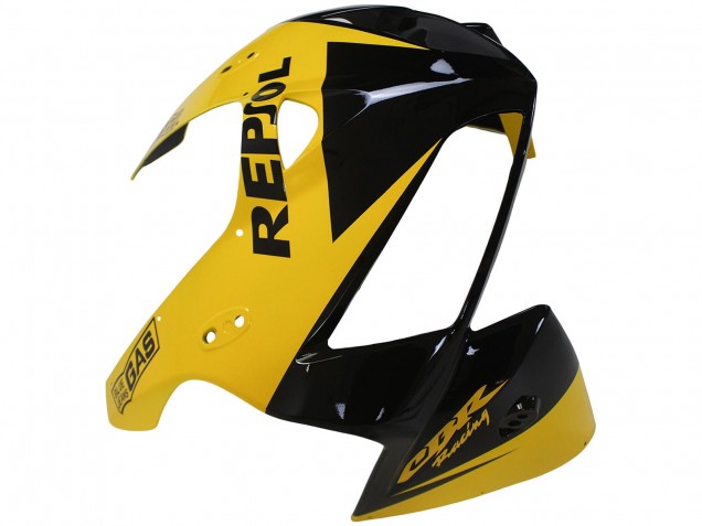 2005-2006 Honda CBR600RR Motorcycle Fairings - Yellow Black Repsol UK