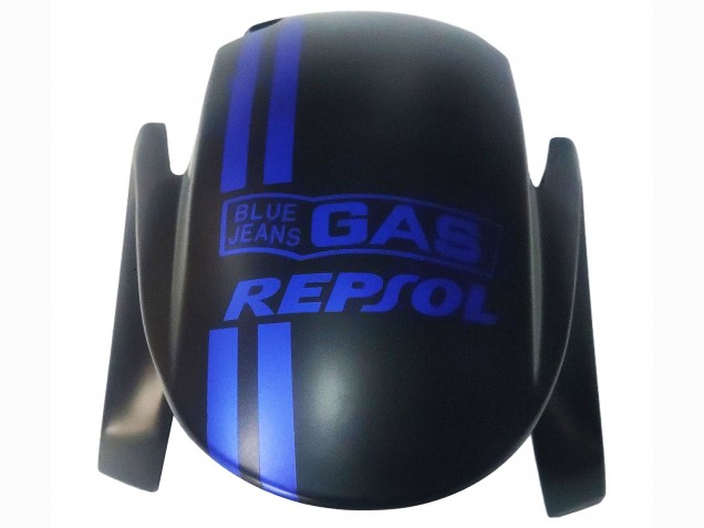 2007-2008 Honda CBR600RR Motorcycle Fairings - Matte Black Blue Repsol UK