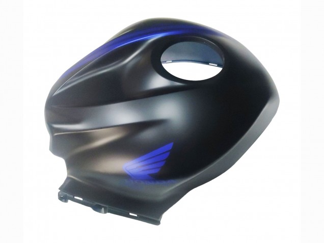 2007-2008 Honda CBR600RR Motorcycle Fairings - Matte Black Blue Repsol UK