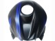2007-2008 Honda CBR600RR Motorcycle Fairings - Matte Black Blue Repsol UK