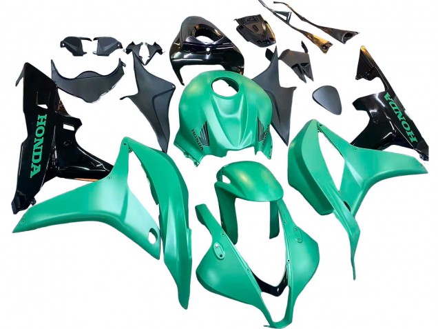 2007-2008 Honda CBR600RR Bike Fairings - Green Glossy Black UK