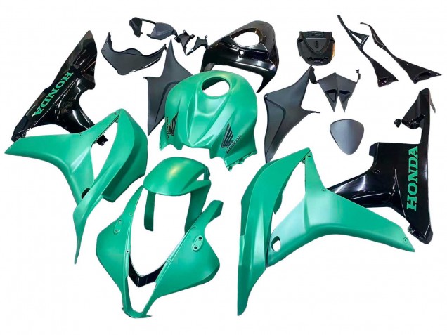 2007-2008 Honda CBR600RR Bike Fairings - Green Glossy Black UK