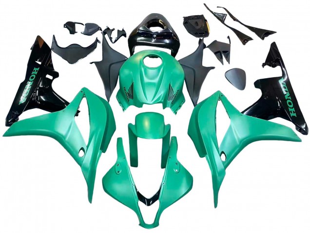2007-2008 Honda CBR600RR Bike Fairings - Green Glossy Black UK
