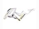 2007-2008 Honda CBR600RR Motorcycle Fairing - White Gold Glossy Black Playboy UK